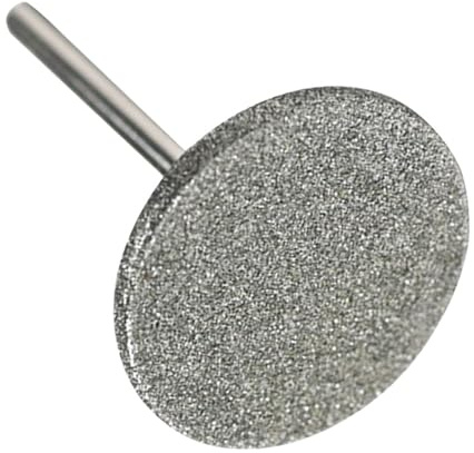 Gatuida Disco Abrasivo per Unghie in Acciaio Inox, Punta Fresa 20mm, Uso Versatile per Limatura, Lucidatura e Cura delle Cuticole in Salone