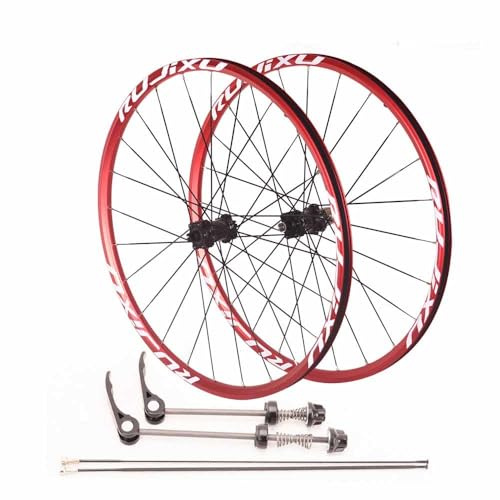 Aluminum Alloy Rims 26 27.5 29inch Mountain Bike Wheelset, 6 Bolt Disc Brake Front Rear Wheels, 8/9/10/11speed Cassette, Thru Axle Hub 15 * 100/12 * 142mm, 1.5-2.5 Tires(27.5)