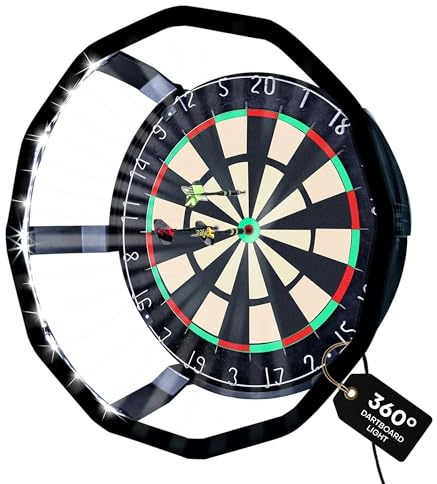 SPEXSO Dartboard Surround LED 360°, Adjustable Metal Clamp