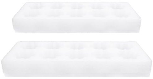 BAZEITFLOW Set 2 Vassoi Portauova in Schiuma Antiurto per Frigorifero Contenitori per Uova Vuoti in Materiale Sicuro e Durevole Scatole per Conservare Uova in Cucina