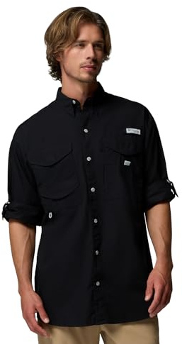 Columbia Sportswear Long Sleeve Bonehead Shirt BLACK Lg