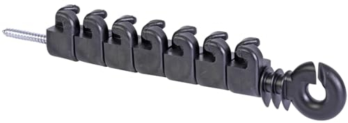 VOSS.farming 10x Isolator Elektrozaun Gartenzaun Sicherung Garten Haus Hühnerzaun Kaninchenstall Katzenzaun Zaun Halterung