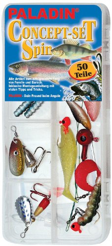 Paladin Set: Angelschnüre-haken Spinset Forelle/barsch, farbig, 4300006