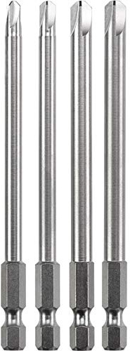 kwb T Bit-Set – 4-tlg. 4 - 10, je 100 mm, extra lang, Schraubendreher Set, magnetisch