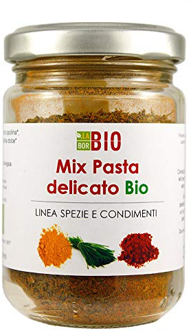 Mix Pasta delicato Bio 30 g vasetto di vetro - Curcuma Erba cipollina Paprika dolce - Laborbio