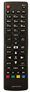 azurano Fernbedienung für LG AKB74915324 für LG Smart TV UL/UH Serie 2016-2017