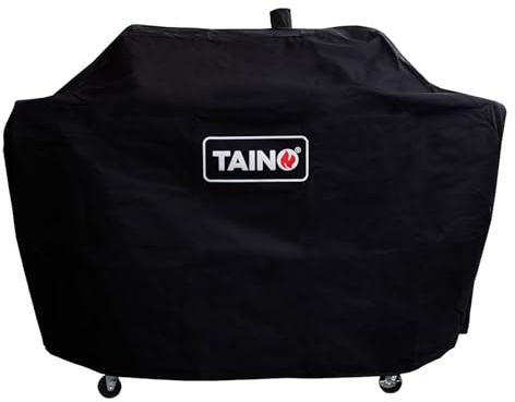 TAINO Hero Duo Abdeckung Haube Regenschutz für Combi Smoker Gasgrill Holzkohlegrill Oxford Gewebe 162x53x100cm (BxTxH)