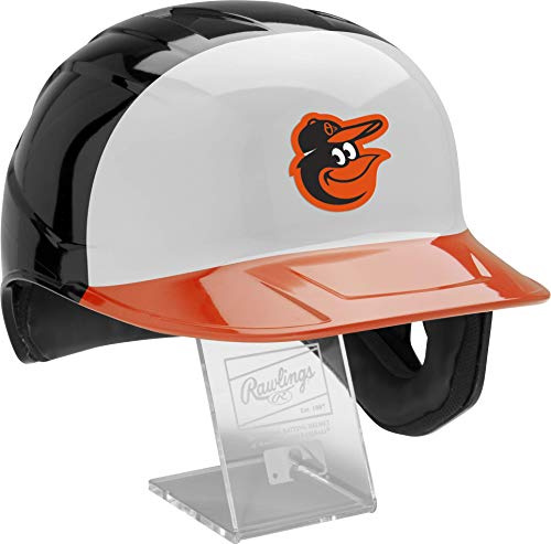 Rawlings MLBMR-Bal Casque de Baseball pour Hommes, Orange/Noir, Sénior