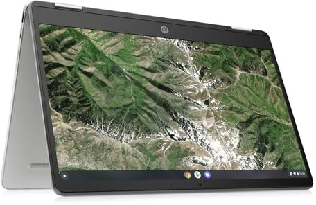 HP Chromebook x360 14a-ca0000sl, Intel Celeron N4120, 4GB RAM LPDDR4, eMMC da 64GB, Display Touch da 14 FHD, IPS, Antiriflesso, Grafica Intel UHD 600, ChromeOS, Webcam HD, Silver, Argento