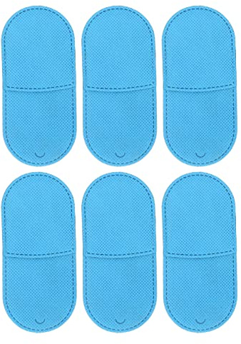 6 Stück Augenklappe für Kinder, Professionelle Augenklappe, Medizinische Augenklappe, Bequeme Piraten-Augenklappe mit Verstellbarer Schnalle Zur Behandlung von Faulem Auge, Amblyopie,(Blau)