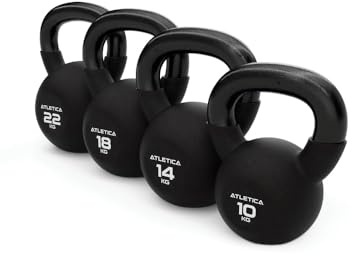 ATLETICA Kettlebells Set 10kg 14kg 18kg 22kg