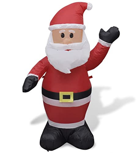 Tidyard Weihnachtsmann Aufblasbar Weihnachtsmann Nikolaus 120cm LED Beleuchtet Weihnachtsfigur Weihnachten-Dekoration Weihnachtsdeko Gartendekoration 120 cm