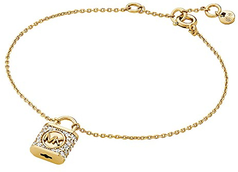 Michael Kors - Premium Kors MK Goldfarbenes Kettenarmband aus Sterlingsilber für Damen, MKC1631AN710