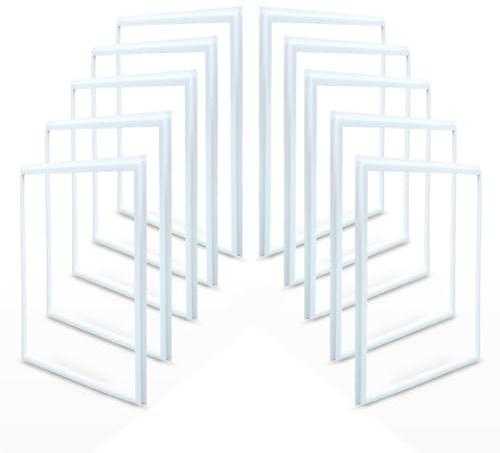 Brightex, Pack of 10 Led Panel Frame Light 50W 5000 Lumen 6500K with Driver Dicor Office Ceiling Light 600X600MM Square Cool White for Offices, Schools, Hospitals, etc.