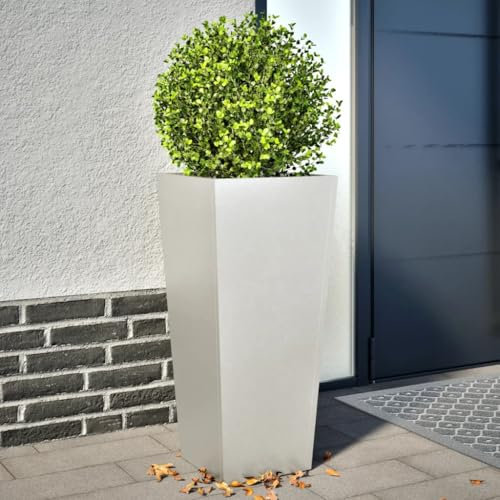 ShGaxin Pflanzkübel 2 STK. 35x35x75 cm Edelstahl, Blumentopf Gross, Blumenkasten Balkon, übertopf, Pflanzkasten, Flowerpot, Kräuterbeet Für Die Küche, Vertikalbeet - 851089