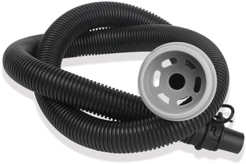 P6931 Whirlpool-Luftaufblasschlauch, Spa-Aufblasschlauch, Whirlpool-Ersatzteile, kompatibel mit Coleman, Intex, Schwarz