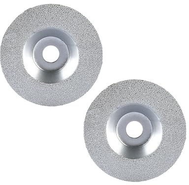 HDUNGM Disco da Taglio diamantato da 4 Pollici 100 mm, Mola abrasiva brasata sotto Vuoto, Adatta for mandrino da 16 mm, Granito, Marmo, Ferro, Acciaio, muratura, Taglio e rettifica