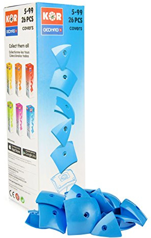 Geomag KOR 573 Cover, Blau, Packung mit 26 Stück