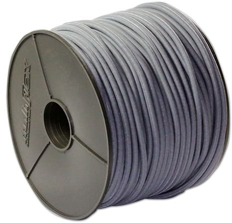 10 Meter Expander-seil 8mm Grau + 10 Spiralhaken