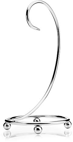Kilo Classic Chrome Banana Tree Hanging Stand with Ball Feet for Ripening. 34cm, One Size