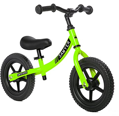 Sawyer Bikes - Ultraleichtes Laufrad - Kinder 2, 3, 4 und 5 Jahre (Grün)
