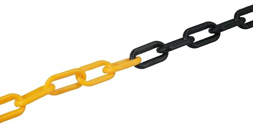 Laser 61238 Kunststoffkette 6 mm 25 m (schwarz/gelb)