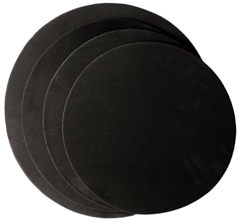 Supvox 4 St¨¹ Drum Mute Pads Drum Pads Foams Drum Practice Pad Drumming Practice Music Instruments Zubeh?r f¨¹r Drums Tone Control 12-13-14-16 Zoll