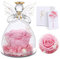 Gift for Women, Real Eternal Rose Gift with Angel Sculpture Gifts for Mum, Grandma, Wife - Preserved Flower in Gift Box with Flower Card, Present for her on Birthday,Anniversary,Mother's Day,Christmas