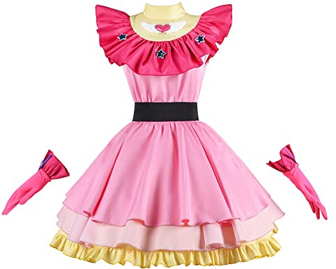 Ai Hoshino Dansklänning Cosplay-kostym(XS)