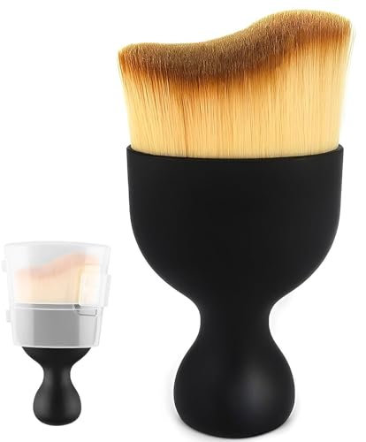 RSYHVG 2pcs Car Interior Cleaning Tool Brush with Cover, Brushes Soft Bristles Detailing Dusting Curved Crevice Beauty for Dashboard, Screen, Scratch-Free Brush Car Interior Soft Dusting Brush.