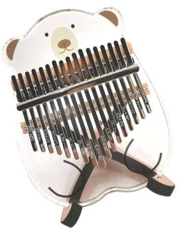 FUNOMOCYA 1 Stück Fingerpiano 17 Tasten Cartoon Ebene Design Musikinstrument Für Anfänger Kinder Spielzeug Mit Tonqualität