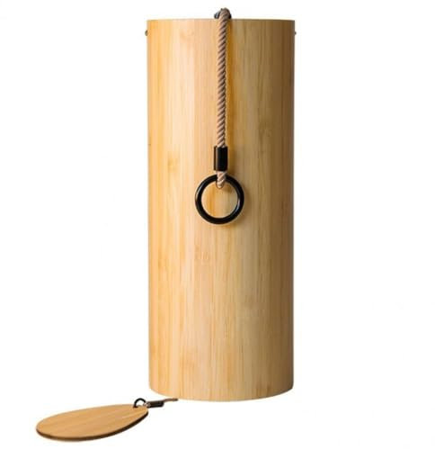 Lpitoy Carillons De Chakra Carillons Éoliens en Bambou Naturel Accord De Méditation Carillon À Vent Cloche À Vent pour Guérison Sonore Méditation Décoration De Jardin De Maison