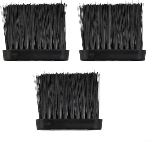 HOHOVYVY Kaminbürste,Kaminbesen,Ersatzbesen Mit Kunststoffgriff Kaminbesen Ersatz-Herdbürstenkopf Nachfüllpackung(S-3pcs)