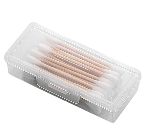 Porte-cotons-tiges - Distributeur de cotons-tiges - Petite boîte de rangement pour colliers | Organisateur portable pour cotons-tiges à bijoux - Organisateur de distributeur de cotons-tiges résistant