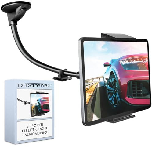 Didarenba Support Tablette Voiture Tableau de Bord Pare Brise Ventouse valable pour Tous Les Types de tablettes PC