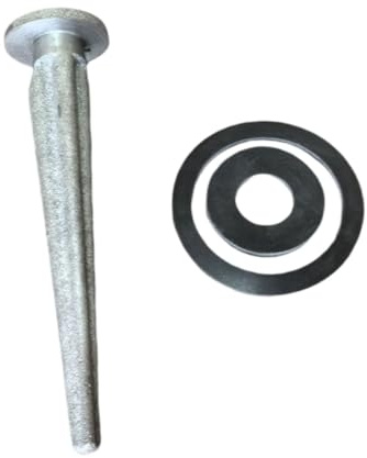 Baoblaze Durchstechventil mit Dichtungsersatz, robustes industrielles Pumpenzubehör, Gusseisen-Wasserpumpenteile für Schwengelpumpe Typ 75, Gummidichtung