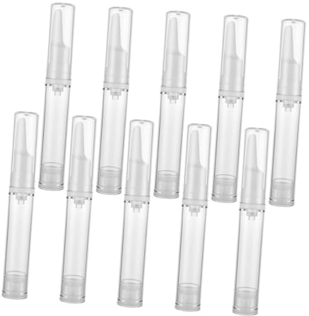 Hemobllo 10pièces Flacon De Sérum Pour Yeux Bouteille Airless Sous Vide Pour Cosmétiques Liquides