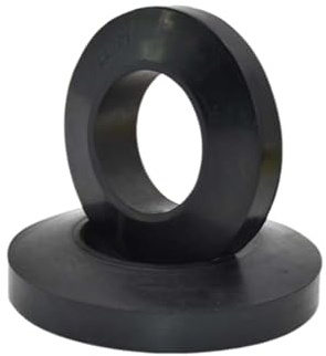 20 piezas, 24mm de diámetro interior, arandelas elásticas amortiguadoras de caucho para acoplamientos, 45mm de diámetro exterior, 11mm de altura, 24x45x11mm(20pcs)