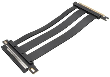 GOWENIC Cable de Extensión para Tarjeta Gráfica 128Gbps Gen 5 Enhancer para RTX4090, Sistemas de Refrigeración Líquida, 1 Pieza (20 centímetros)