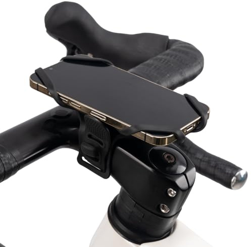 ROCKBROS Support Téléphone Vélo en Silicone pour Smartphones 4 à 7 Pouces