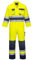 Portwest TX55 Men's Nantes Hi Vis Reflective Boiler Suit Overalls Coverall Safety Class 3 Yellow/Navy, L