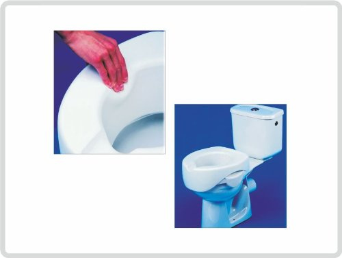 Toilettensitzerhöher Toilettensitz Soft ohne Deckel weich