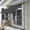 pro.tec Store Banne Manuel Rétractable pour Terrasse Marquise Soleil de Balcon Auvent Téléscopique Hauteur et Inclinaison Réglable sans Perçage Acier Polyester 250 x 120 x 200-300 cm Anthracite