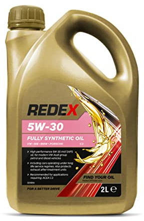 Redex RMTN0010A 5w30 C3 Fully Synthetic Engine Oil for VW Audi Seat Skoda 2 Litre