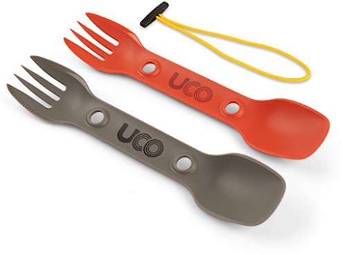 UCO Utility Spork Campinglöffel, Gabelmesser, Utensilien, 2 Stück