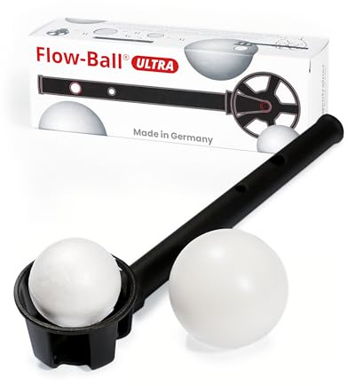 Flow-Ball ULTRA Atemtrainer zur Optimierung Einer konstanten Luftsäule I 8 Verschiedene Widerstände I Atemtrainingsgerät für lockere Atemübungen I Lungentrainer für Junge & ältere Menschen
