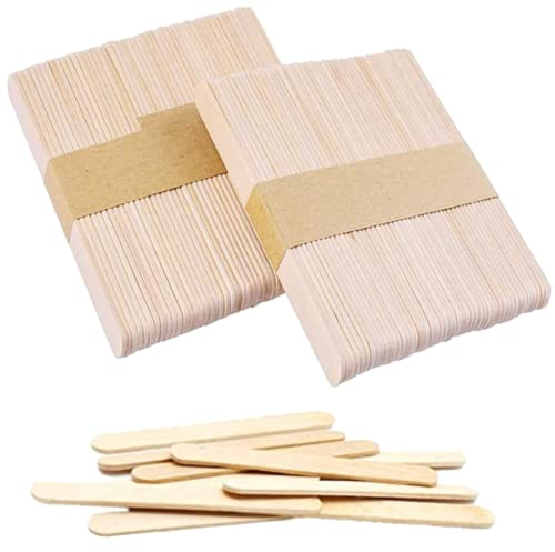Glamified Premium Salon Quality Disposable Wooden Spatulas for Waxing, Pack of 50, Hygienic and Suitable for Warm and Hot Waxes
