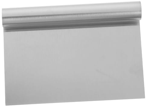 Zerodeko Pala De Acero Inoxidable Raspador Para Masa y Hornear Pan Utensilio De Cocina Para Pasteles y Repostería