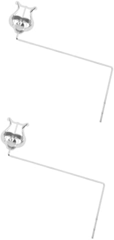 Mikinona 2 Stücke Leier Musik Blatt Clamp-auf Clip Bass Musik Clip Universal Blatt Musik Rack