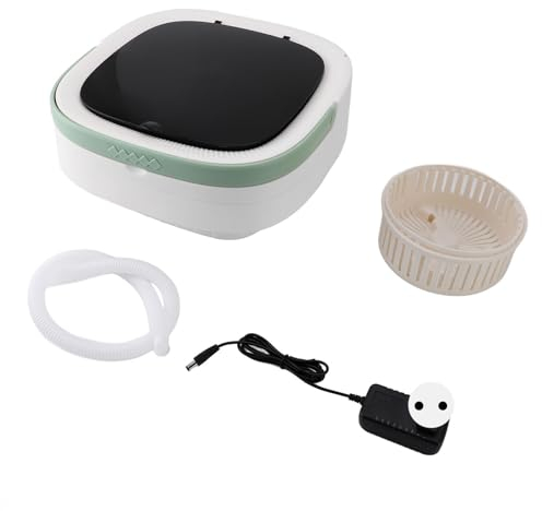 Lavadora Portátil de 12 Litros, Minilavadora Multifunción, Minilavadora y Secadora Plegables, Limpieza Profunda de Ropa Interior, Ropa de bebé y Otras Prendas Pequeñas (Enchufe